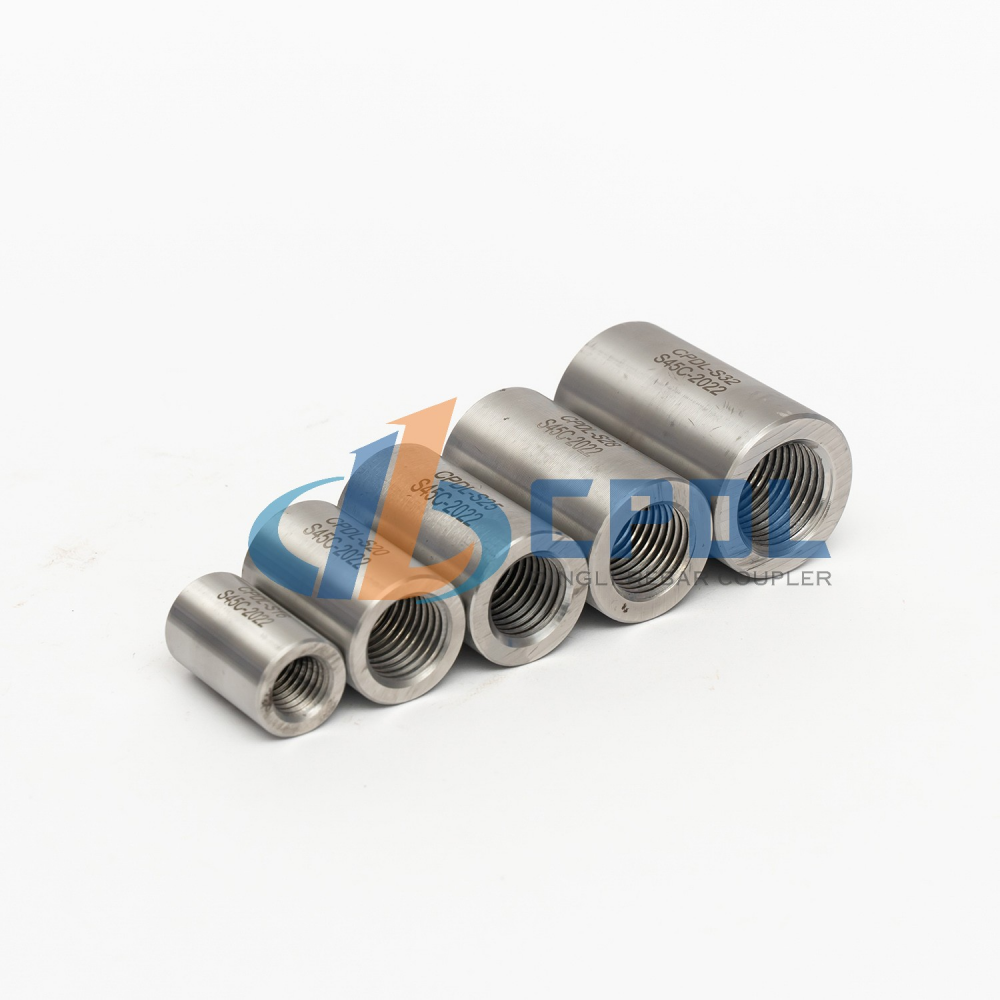 Technical representation of rebar couplers
