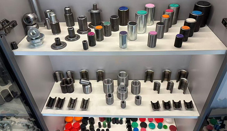 rebar coupler sleeve product samples display
