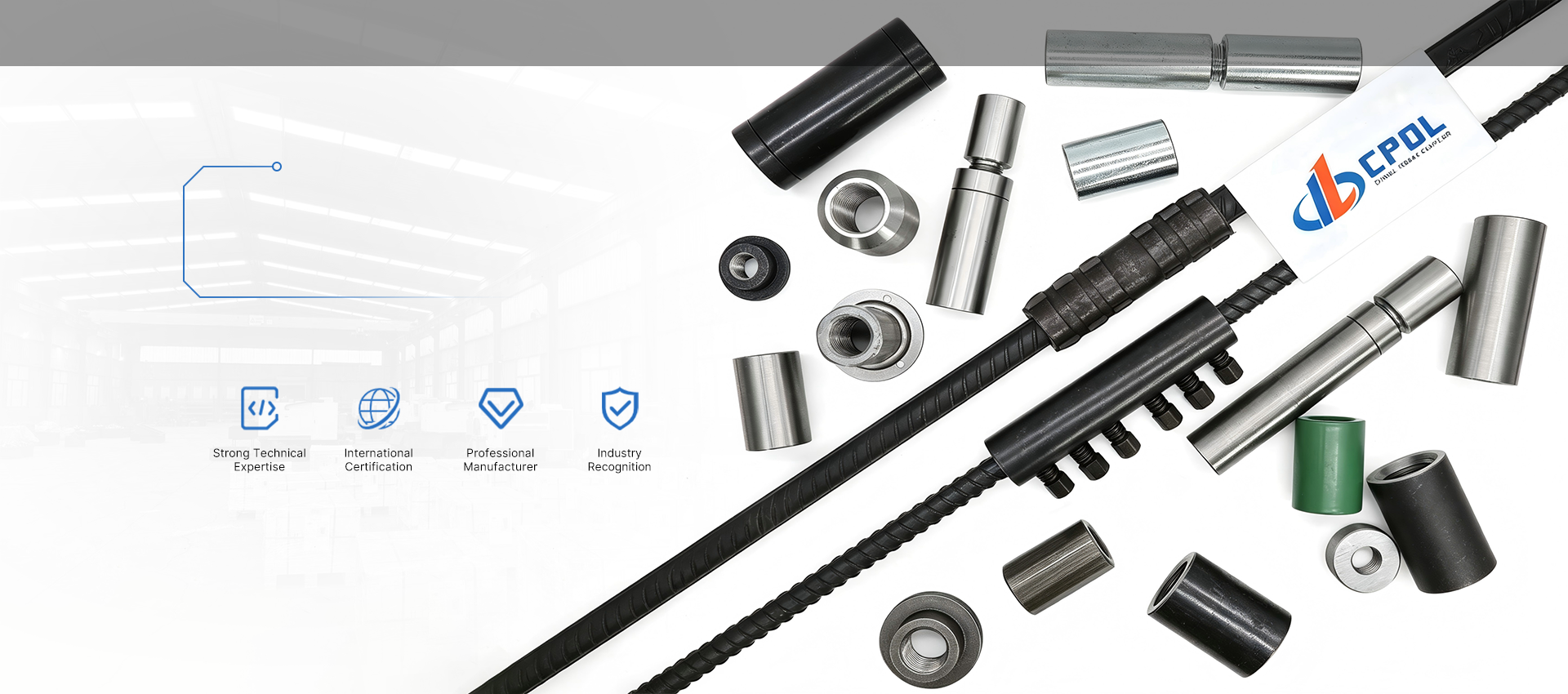 High end rebar coupler technology connecting sleeves and machinery for construction projects