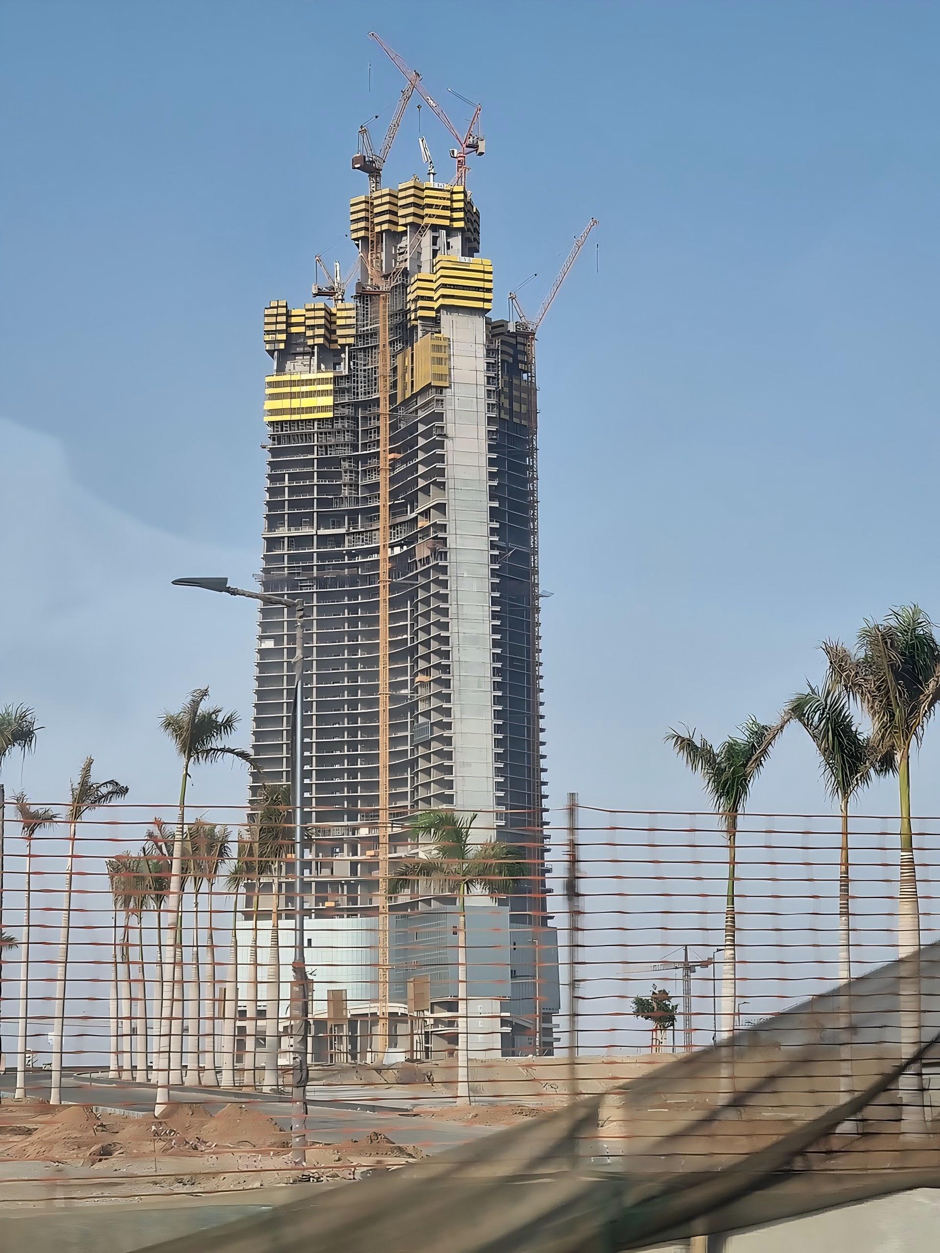 Jeddah Tower rebar coupler construction site
