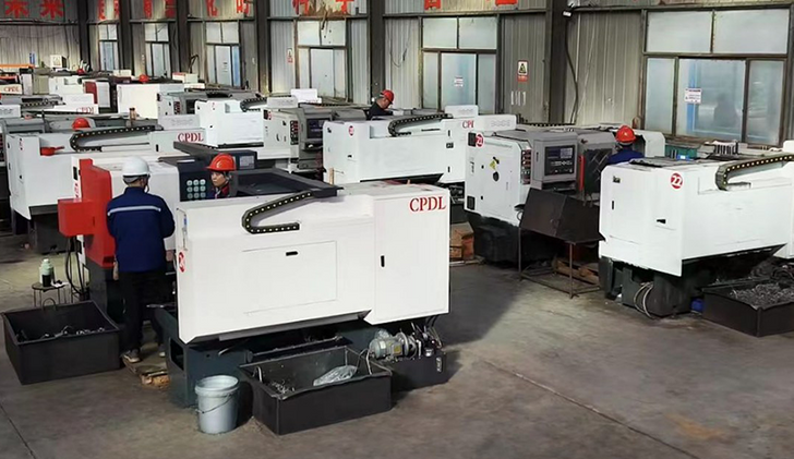 thread rolling machine workshop