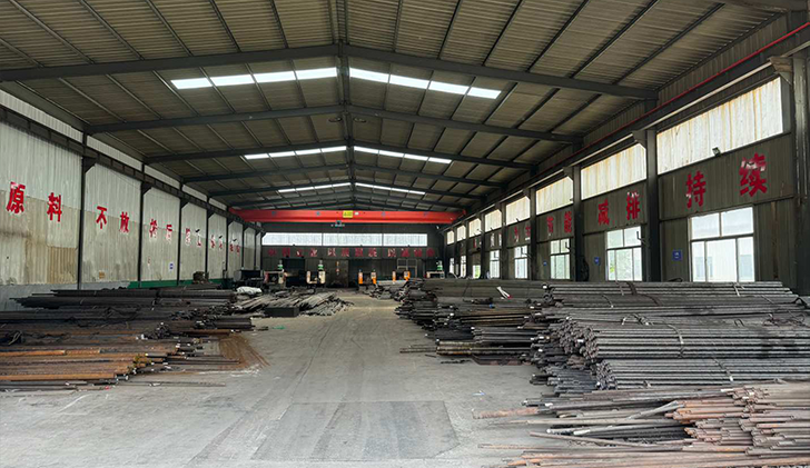 steel rebar material warehouse