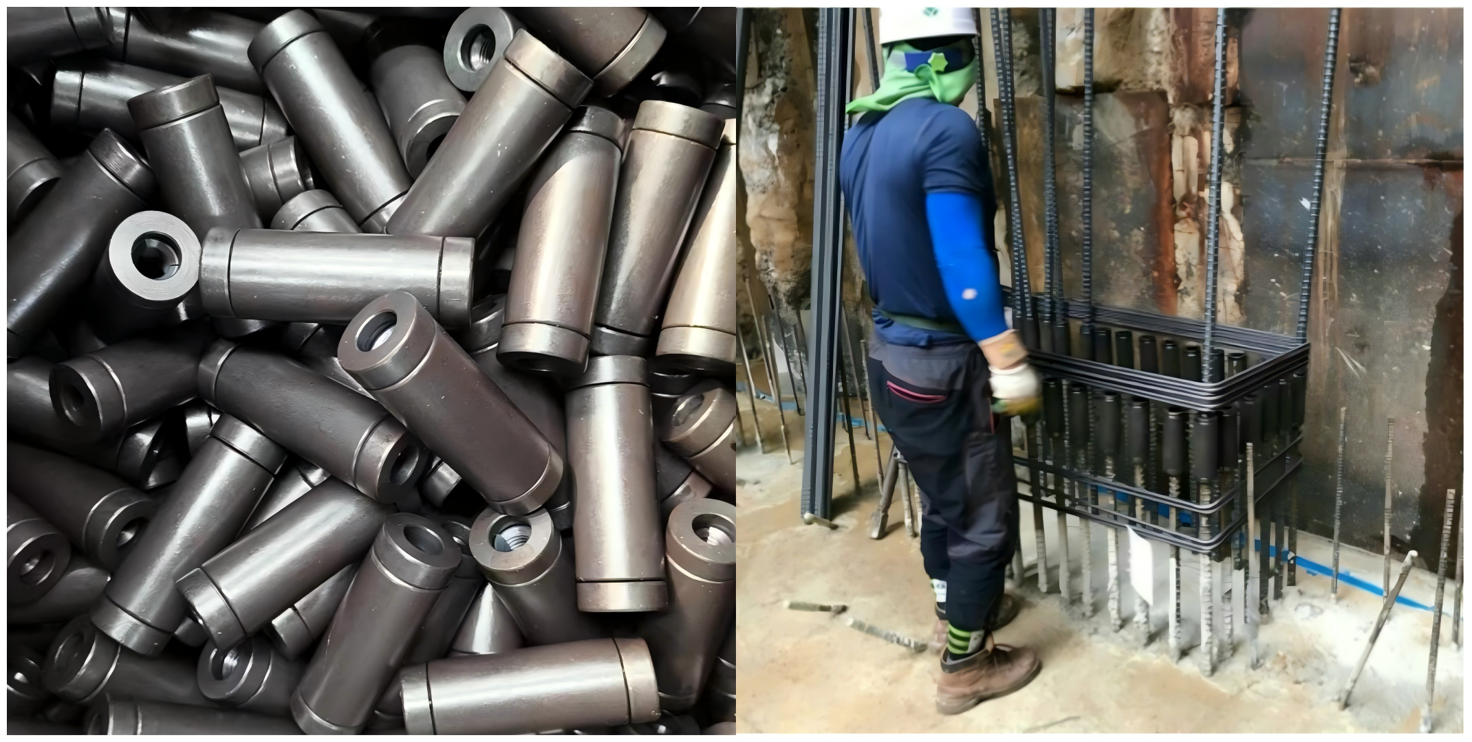 Bulk of Reducing One Touch Rebar Coupler and Project Case.png